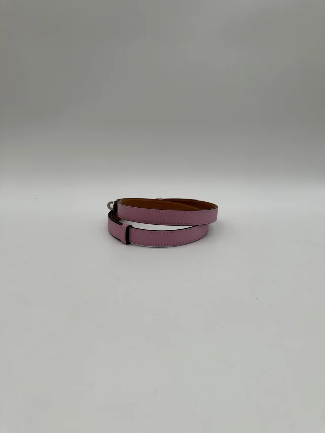 Hermès Kelly 18 Belt Mauve Sylvester Epsom Palladium Hardware in Epsom leather from Luxury Promise, photo 3 of 10