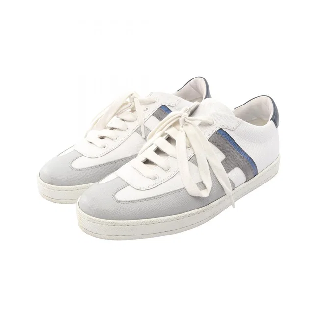 Hermès Sneakers Boomerang Leather in Leather from The Reluxe