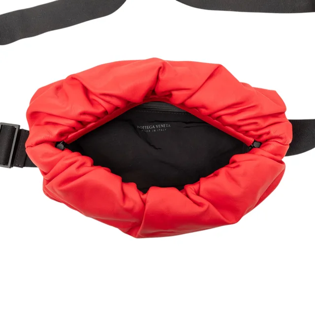 Red Bottega Veneta Calfskin The Body Pouch Belt Bag in Red Calfskin from Designer Revival, photo 2 of 2