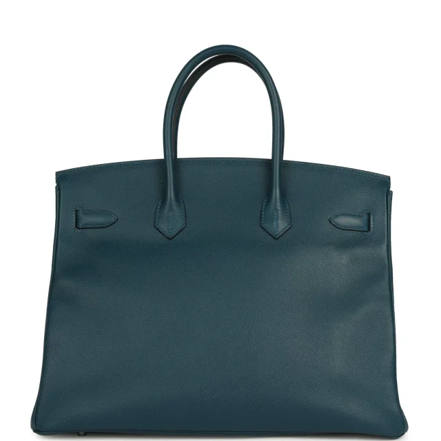 Hermès Birkin 35 Colvert Epsom Palladium Hardware in Epsom leather from Madison Avenue Couture, photo 4 of 9
