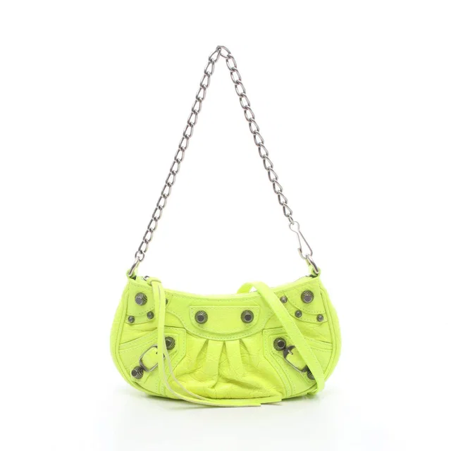 Balenciaga LE CAGOLE MINI BB leather handbag in Leather from LuxUness