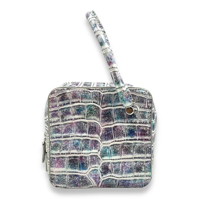 Louis Vuitton Square PM Rainbow Top Handle Bag in Crocodile from LuxLexicon, photo 2 of 2