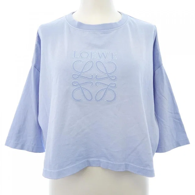 Loewe Anagram T-Shirt Blue in Blue from The Reluxe