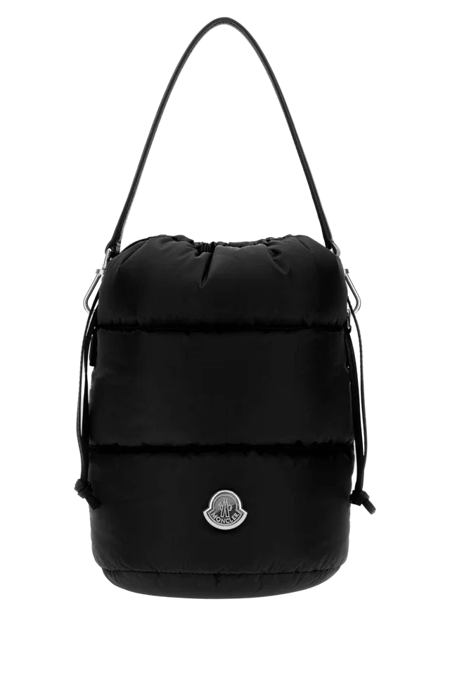Moncler Caradoc Bucket Bag — Black in Black Nylon from HEWI