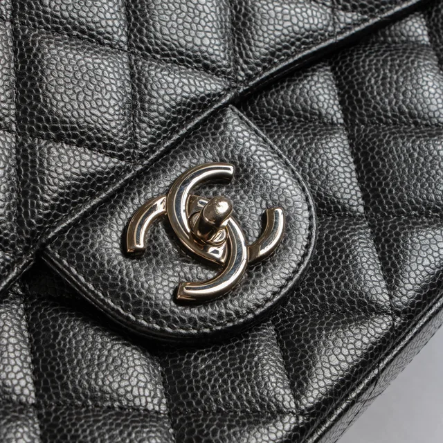 Chanel Black Caviar Maxi Classic Bag in Black Caviar leather from Labellov, photo 8 of 9
