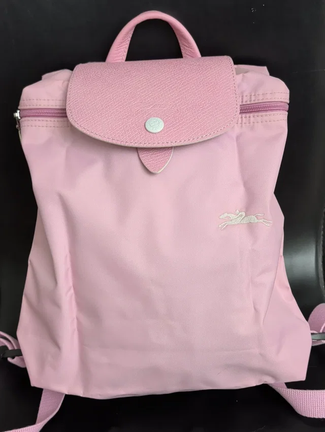 Longchamp Women's Backpack Tote - Lightweight Everyday Bag in pink Nylon from Poshmark