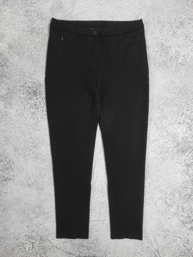 Moncler Pantalone Viscose Jegging Pants, Women's (Size 30) in black from Grailed
