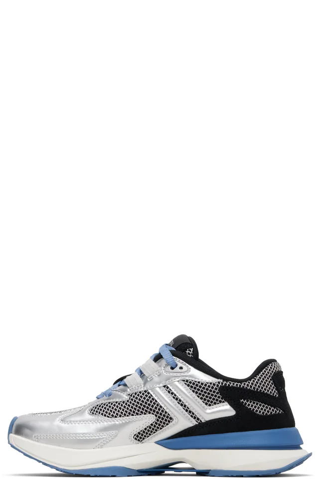 Lanvin Silver & Black JLA Sneakers, photo 3 of 5 from SSENSE