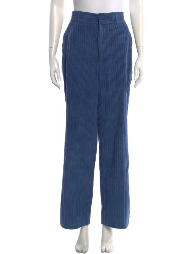 Tod's Wide Leg Pants in blue from The RealReal