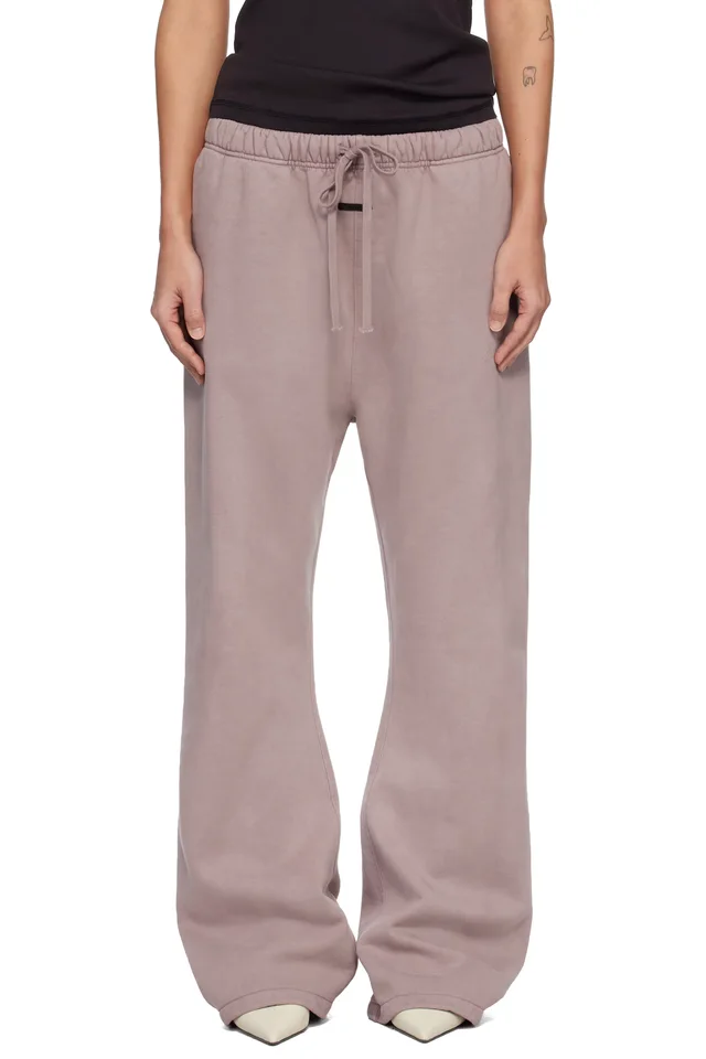 Fear of God ESSENTIALS Purple Signature Classic Fit Flare Sweatpants, image 1 of 1 from SSENSE