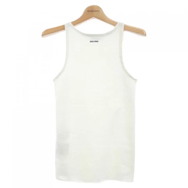 Miu Miu Logo Tank Top from The Reluxe