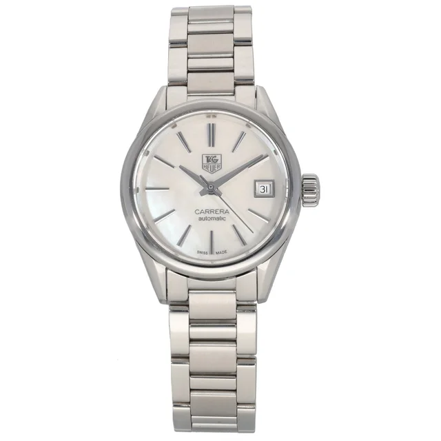 TAG Heuer Carrera WAR2411-3 28mm Stainless Steel Watch from H&T