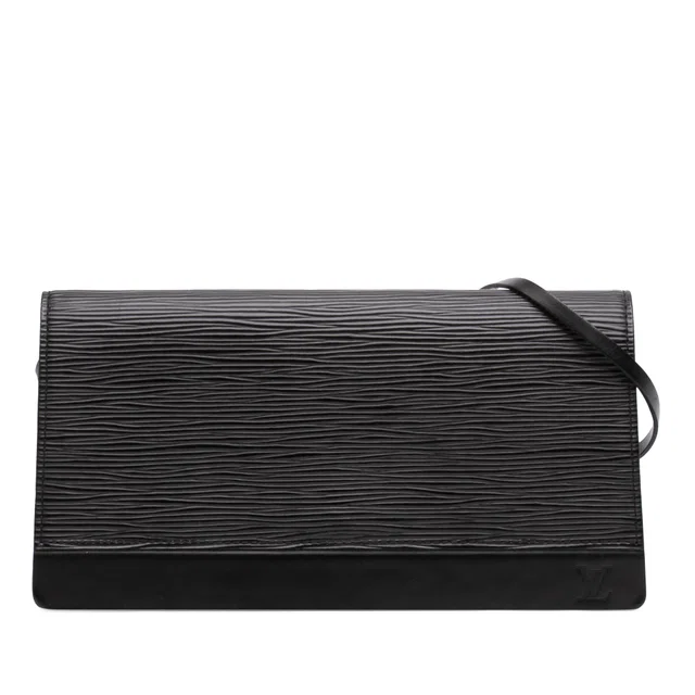 Black Louis Vuitton Epi Honfleur Shoulder Bag in Black Leather from Designer Revival
