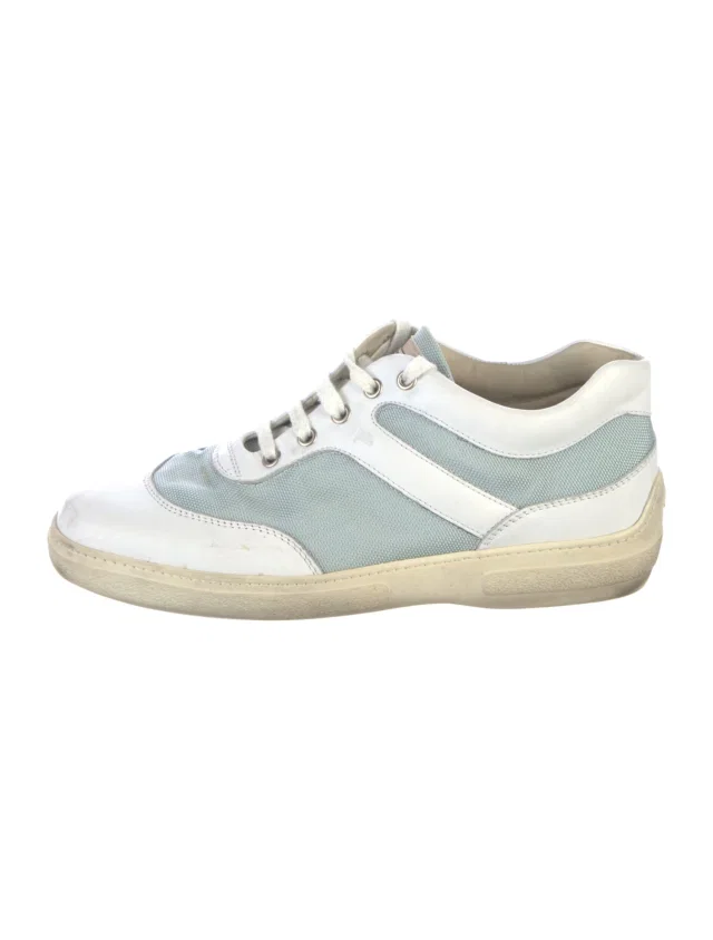 Tod's Leather Sneakers in gray Leather from The RealReal