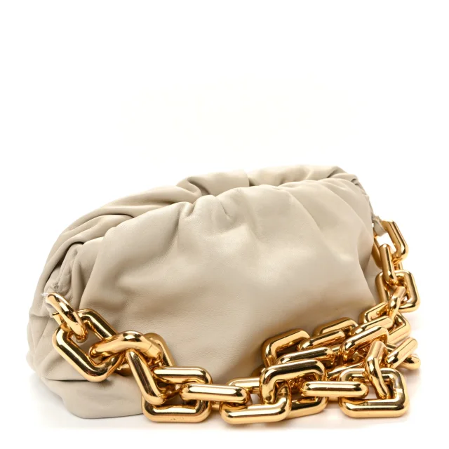 Bottega Veneta The Pouch Chain Plaster in Calfskin from FASHIONPHILE, photo 3 of 12