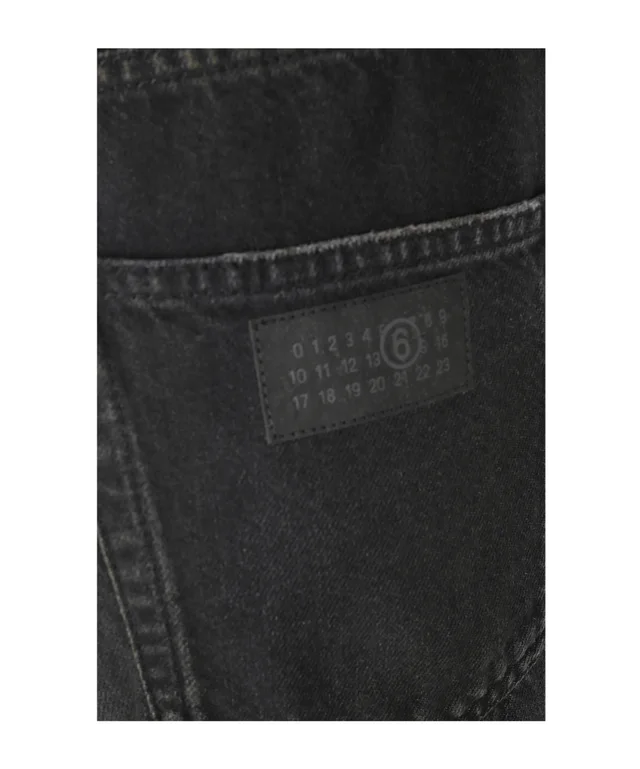 Mm6 Maison Margiela side-zip straight-leg jeans, photo 3 of 7 from SENSER