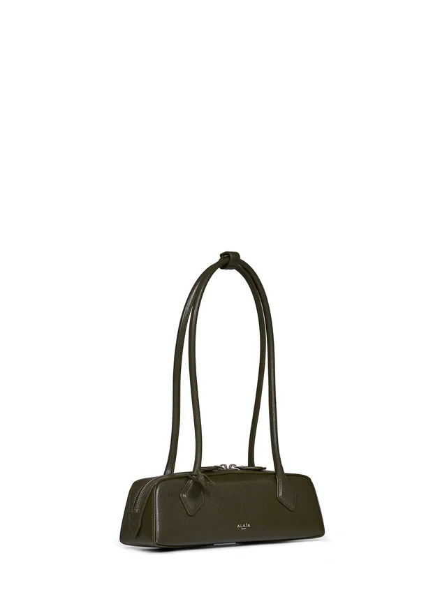 Alaïa Le Teckel Shoulder Bag — Green Goatskin Leather in Green Goatskin from HEWI, photo 2 of 2