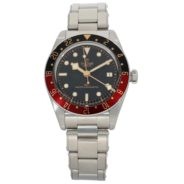 Tudor Bay 58 793961A0 39mm Stainless Steel Watch in Black from H&T