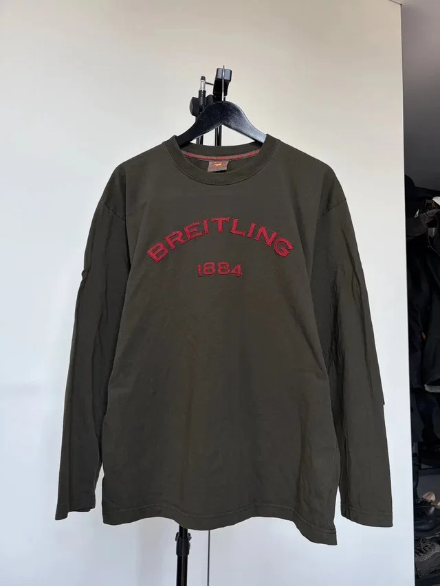 Breitling Switcher Khaki Military Long Sleeve in green from Grailed