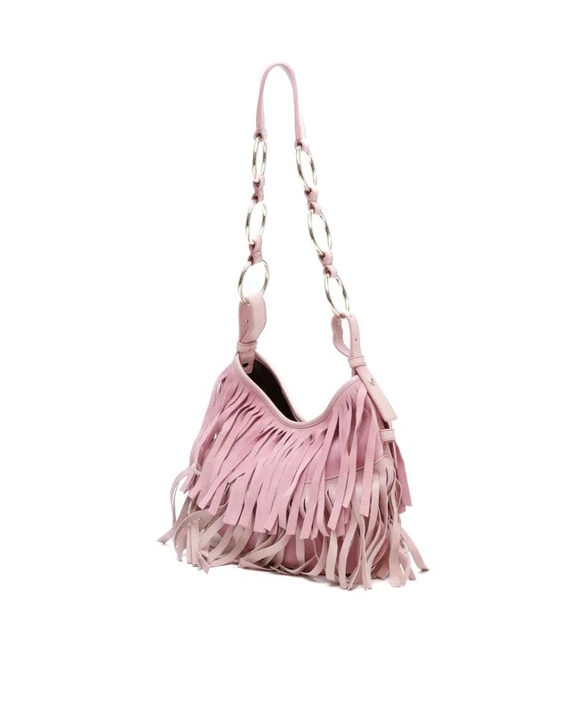 Saint Laurent Boheme Fringe Hobo Bag in Suede from A Retro Tale, photo 2 of 8