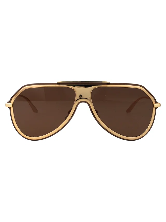 Dolce & Gabbana 0dg2309 Gold Metal Aviator Sunglasses in Gold from HEWI