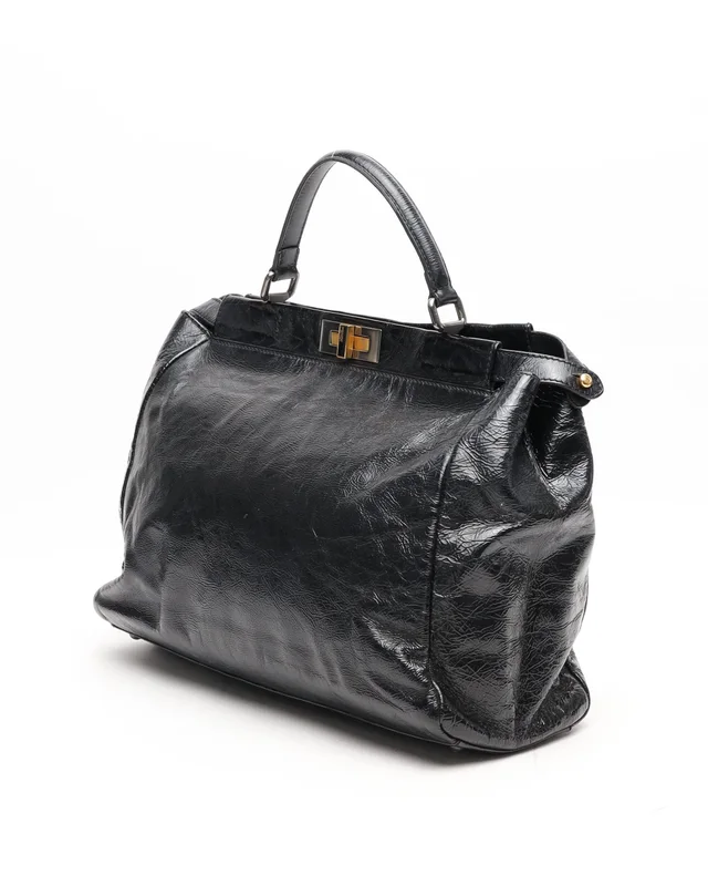 Fendi Large Peekaboo Bag in Patent leather from A Retro Tale, photo 3 of 12