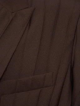 Valentino Short Double-Breasted Jacket in 100% Polyester, photo 3 of 5 from LUISAVIAROMA