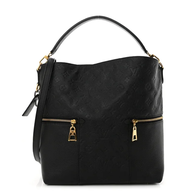 Louis Vuitton Melie Monogram Empreinte Leather Bag - Black in Black Leather from H&T