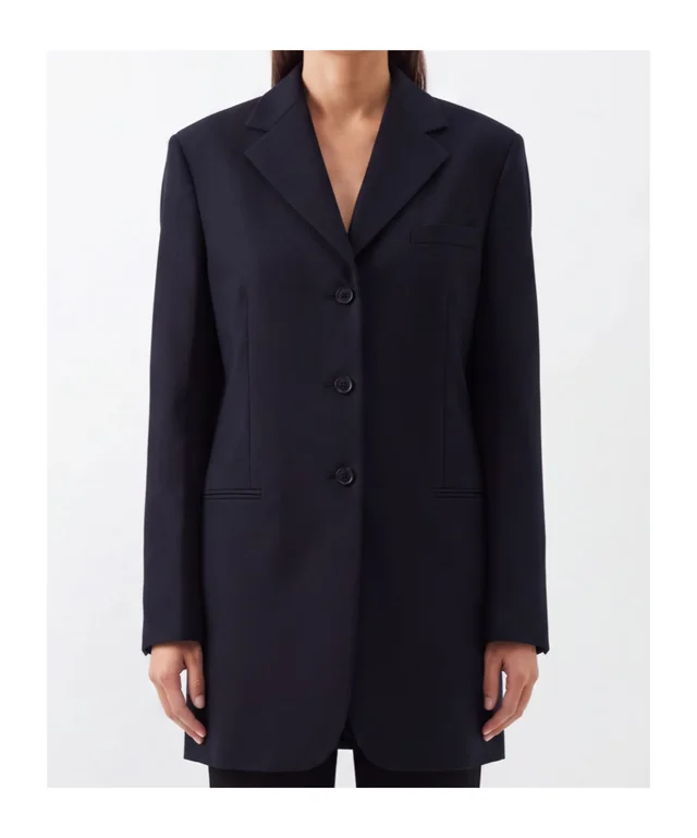 Jil Sander single-breasted notched-lapels coat, photo 4 of 4 from SENSER