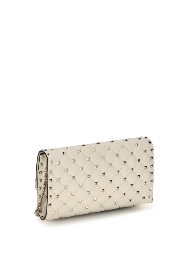 Valentino Garavani Shoulder Bag — Beige Calf Leather in Beige Calfskin from HEWI