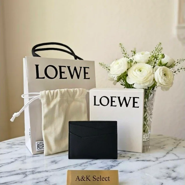 Loewe Men's Wallet - Black/White in black|white from Depop, photo 2 of 9