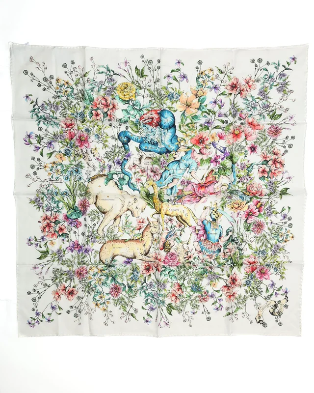 Dior 90 Floral Silk Scarf in Silk from A Retro Tale, photo 2 of 2