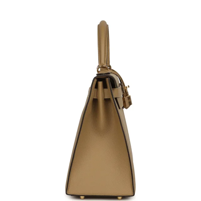 Hermès Kelly Sellier 28 Poussiere Epsom Permabrass Hardware in Epsom leather from Madison Avenue Couture, photo 3 of 9
