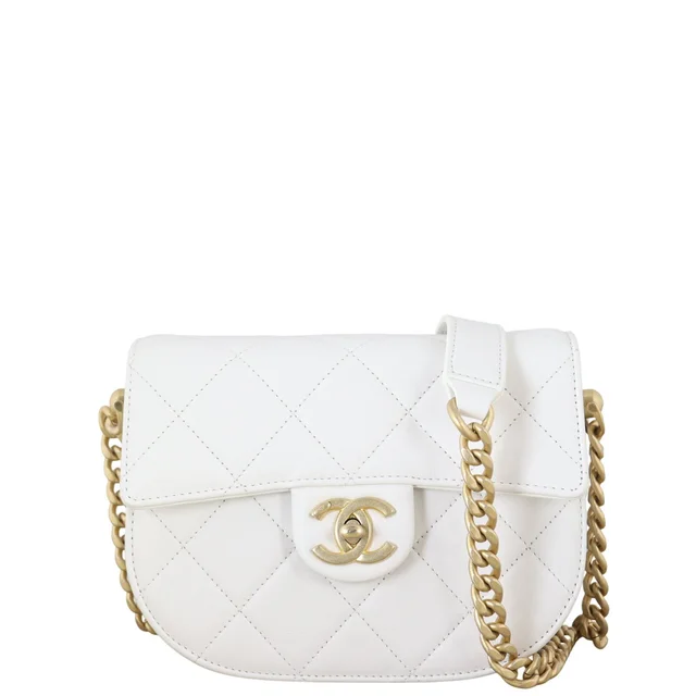Chanel CC Round Messenger Bag in Calfskin from Luxe.It.Fwd