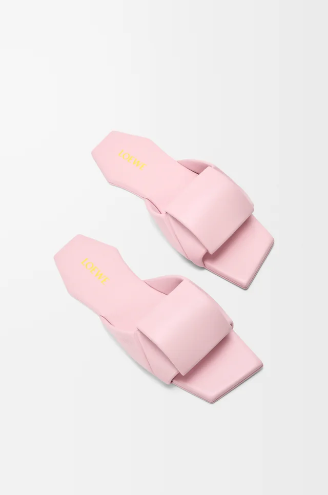 Loewe Logo Embossed Flat Sandals, photo 3 of 5 from SENSER