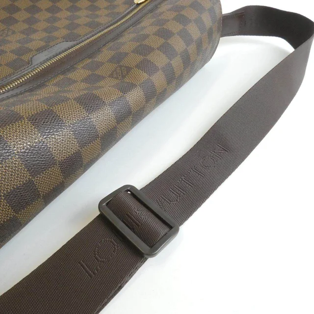 Louis Vuitton Damier Spencer Coated Canvas Shoulder Bag in Bronze Canvas from LuxUness, photo 8 of 10