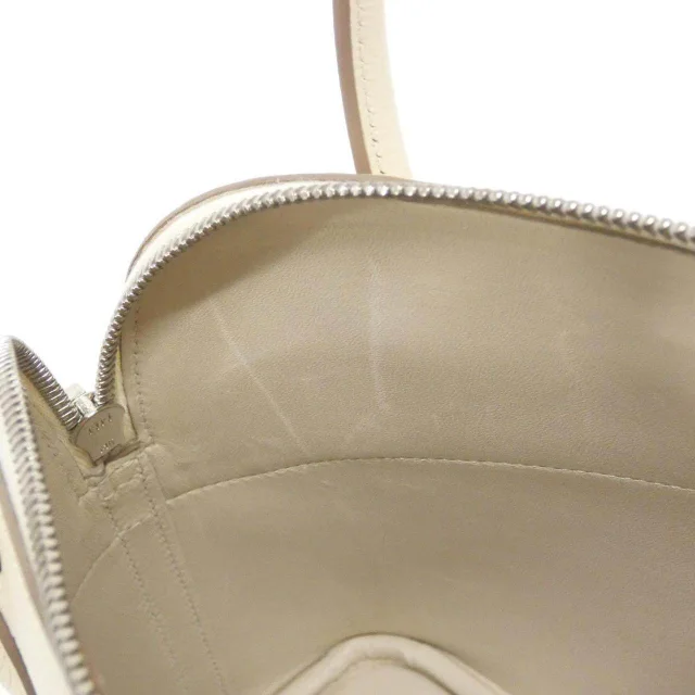 Hermès Bolide25 Epsom handbag in White Calfskin from LuxUness, photo 10 of 10
