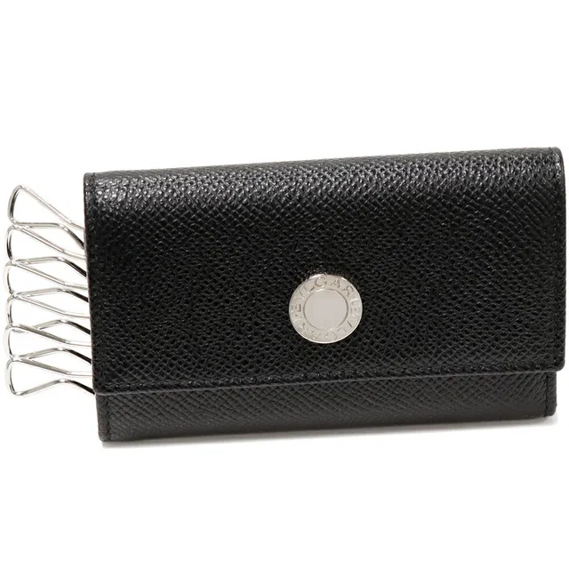 Bvlgari Grain Calf Leather Classico Key Case 20234 in Calfskin from LuxUness