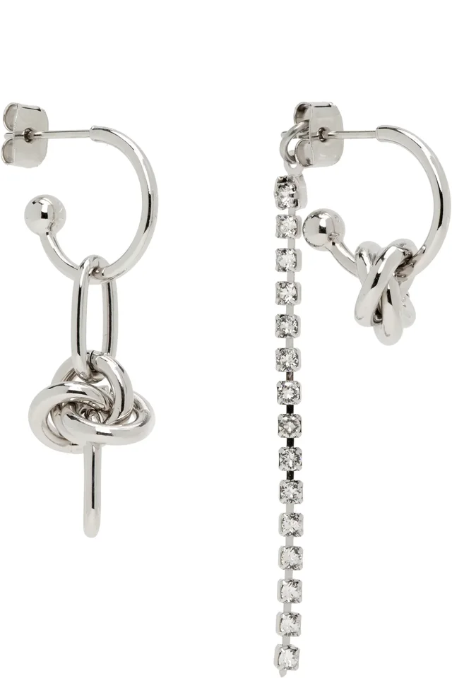 Justine Clenquet Daria Crystal Earrings, photo 2 of 3 from SSENSE