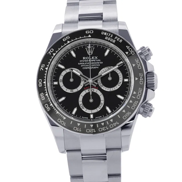 Rolex Cosmograph Daytona W40mm Stainless Steel Black Dial126500LN in Black from GALLERY RARE