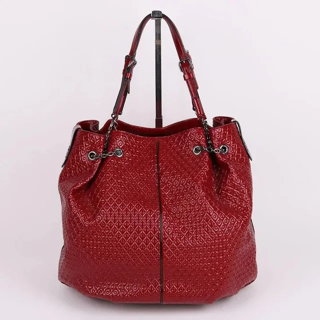 Tod's Patent Large Bucket Shoulder Bag in red Patent leather from Grailed, photo 1 of 1