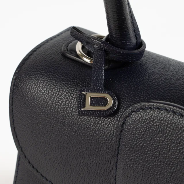 Delvaux Rodeo Calf Brillant Mini Bag in Navy Calfskin from Labellov, photo 4 of 4