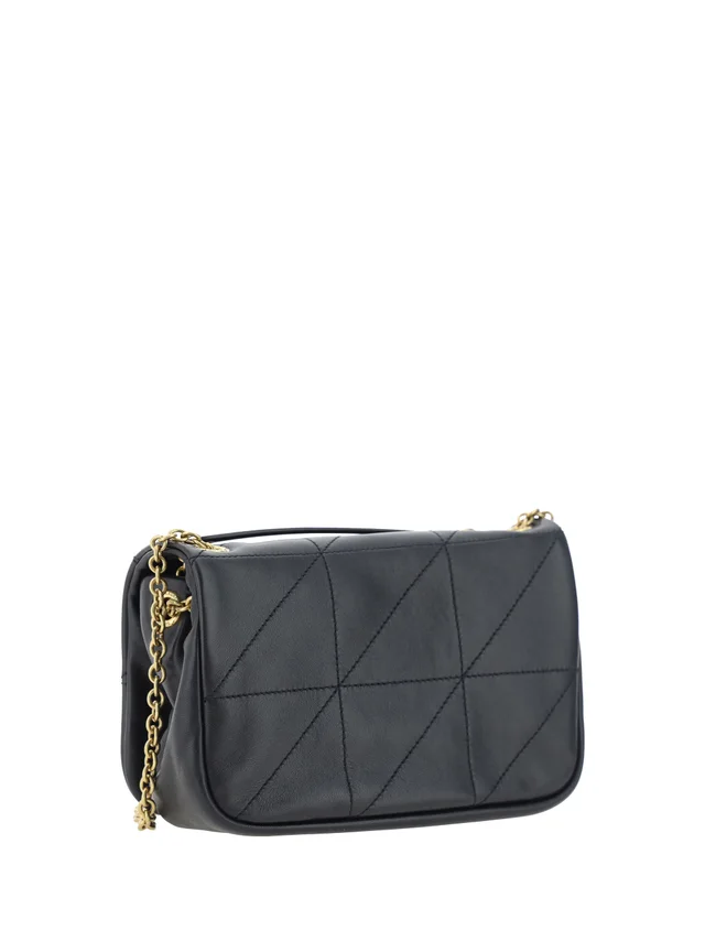 Saint Laurent Jamie Shoulder Bag — Black Lamb Ovis Aries in Black Lambskin from HEWI, photo 2 of 2