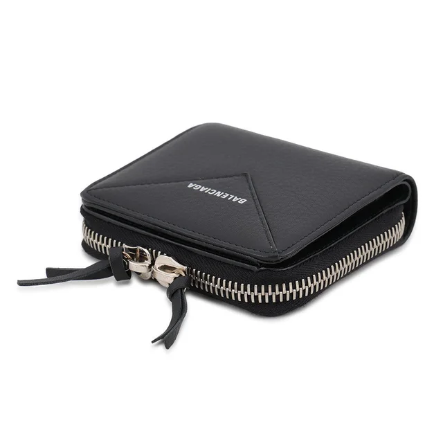 Balenciaga Paper compact wallet Black371662 Leather in Leather from GALLERY RARE, photo 2 of 3