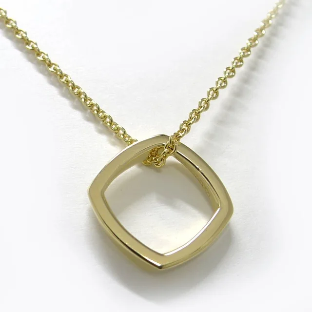 Tiffany & Co. Necklace Square Ring 18K Yellow Gold in Yellow from The Reluxe