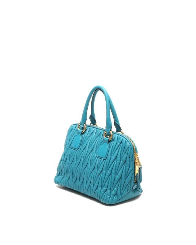 Miu Miu Matelassé Top Handle Bag in Satin from A Retro Tale, photo 3 of 8