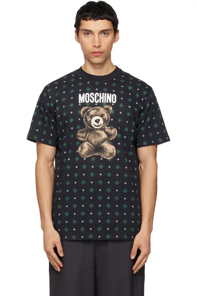 Moschino Black Teddy T-shirt, image 1 of 1 from SSENSE