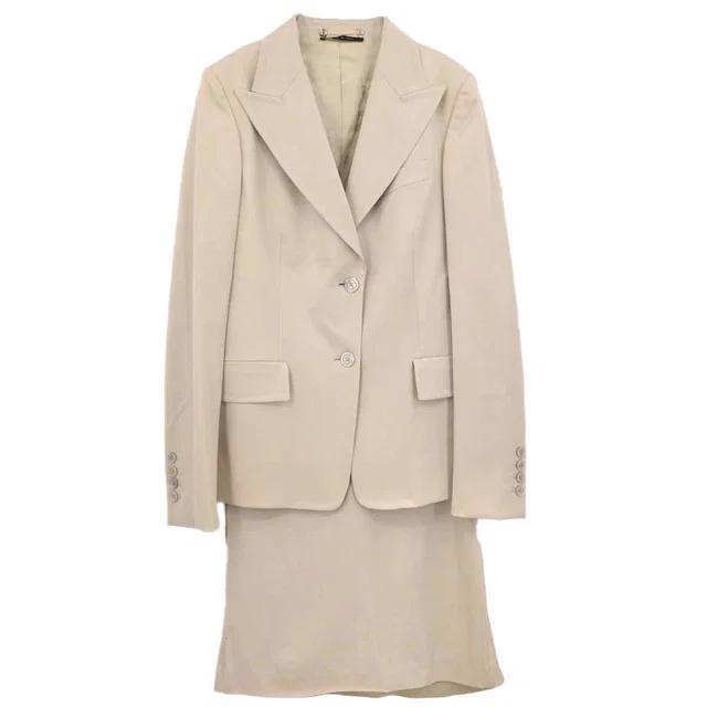 Gucci 2004 Tom Ford Suit Jacket Skirt #40 in Wool from AMORE Vintage Tokyo