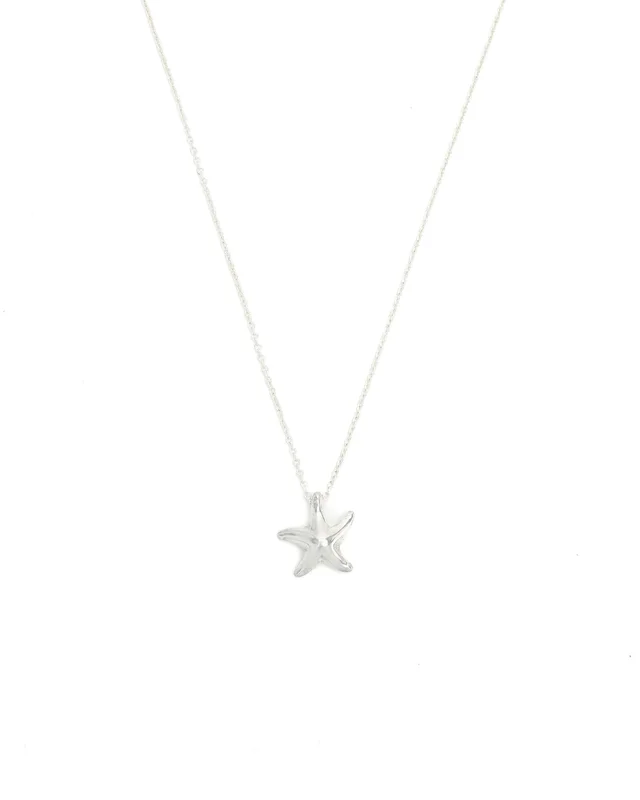 Tiffany & Co. Starfish Silver Necklace in Silver from A Retro Tale