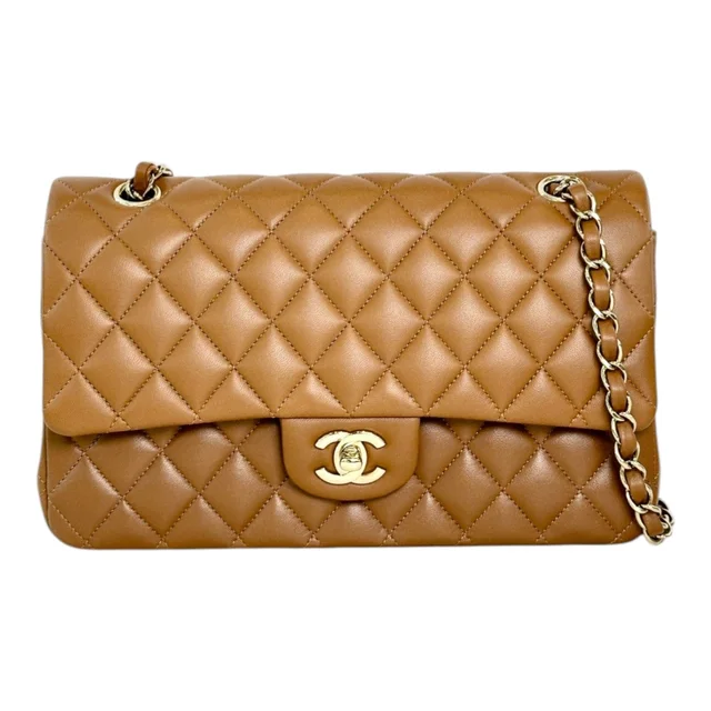 Chanel Classic Flap Medium Bag in Caramel Lambskin in Lambskin from Luxury Promise, photo 2 of 2